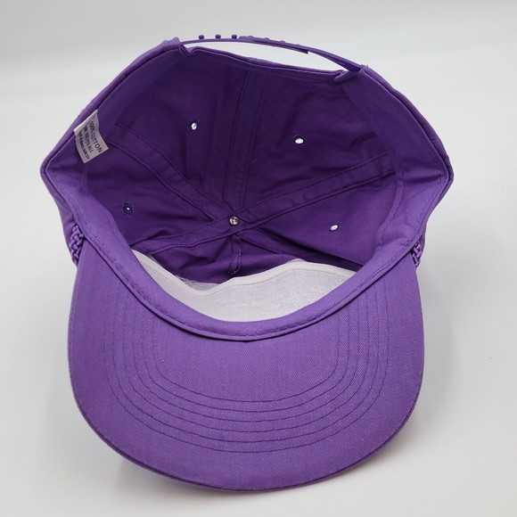 VTG Smitty's Total Package Fremont Nebraska Purple Rope Snapback Trucker Hat Cap - Picture 7 of 9